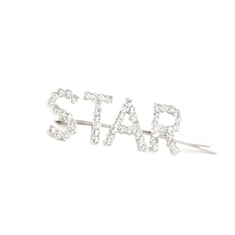 Star In Your Own Show - White Hair Bobby Pin